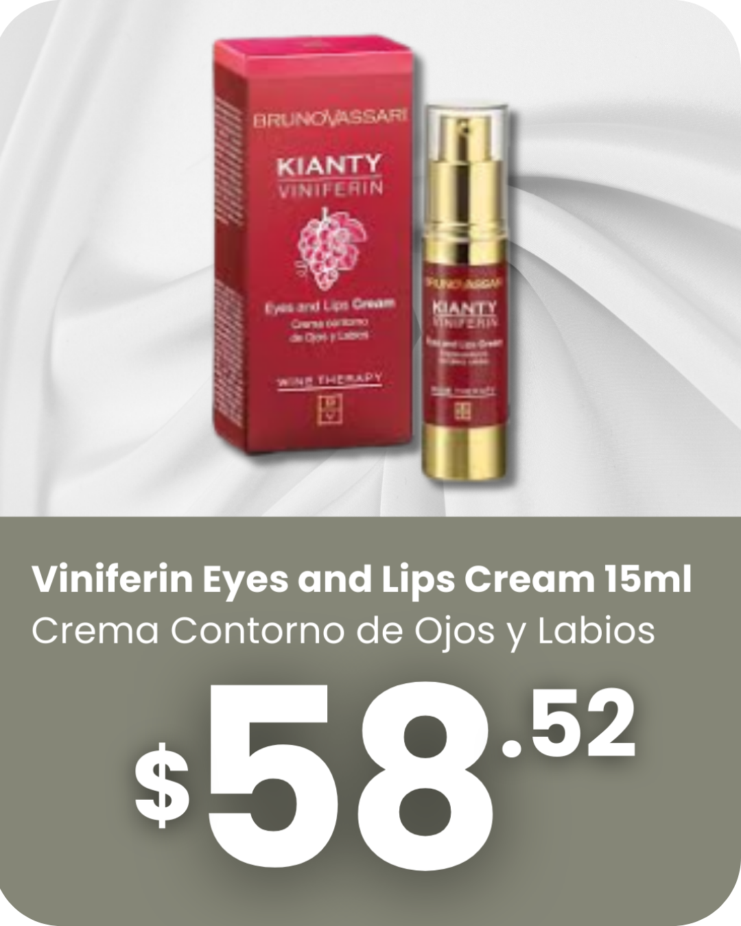 Viniferin Eyes and Lips Cream 15 ml-image