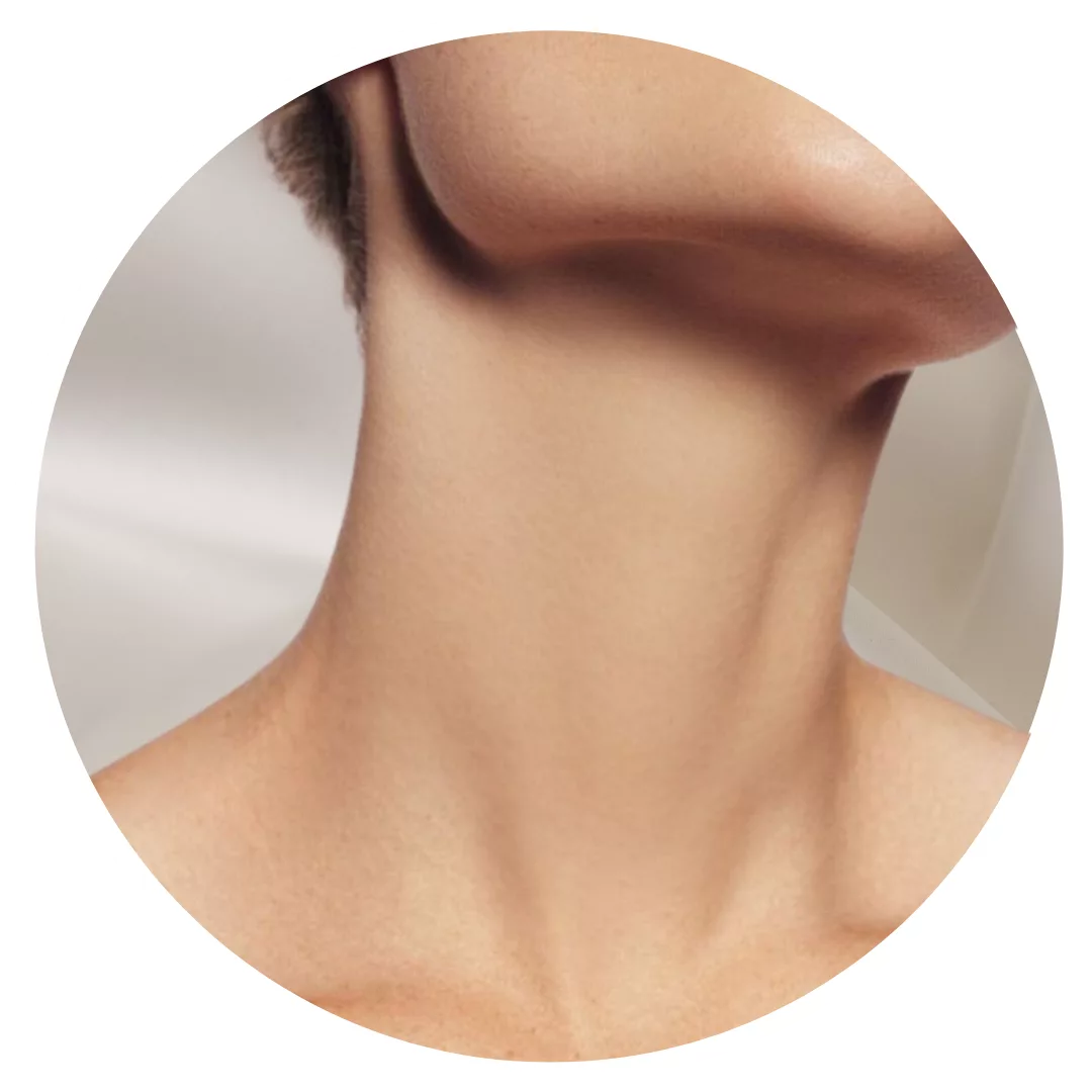 Depilación con cera cuello mujer