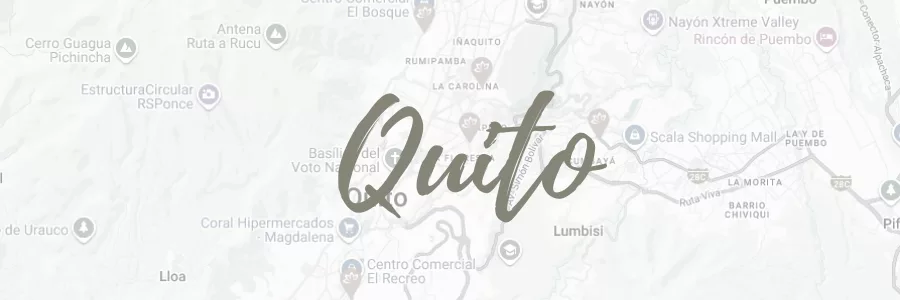 Mapa de sucursales Aura Skin en Quito